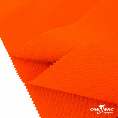Ткань смесовая для спецодежды "Униформ" 17-1350, 200 гр/м2, шир.150 см, цвет люм.оранжевый - купить в Новошахтинске. Цена 138.73 руб.