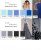Креп стрейч Амузен 14-4122, 85 гр/м2, шир.150см, цвет голубой - купить в Новошахтинске. Цена 148.37 руб.