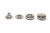 Кнопка металлическая "Альфа" с пружиной, 15 мм (уп. 720+/-20 шт), цвет никель - купить в Новошахтинске. Цена: 1 466.73 руб.