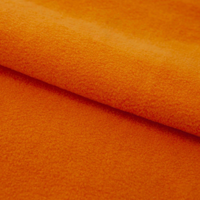 Флис DTY 16-1358, 250 г/м2, шир. 150 см, цвет оранжевый - купить в Новошахтинске. Цена 640.46 руб.