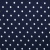 Креп стрейч Амузен, 85 г/м2, 19-3920 (т.синий)/белый крупный горох, шир.150 см - купить в Новошахтинске. Цена 220.50 руб.
