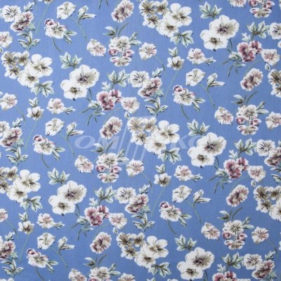 Плательная ткань "Фламенко" 12.1, 80 гр/м2, шир.150 см, принт растительный - купить в Новошахтинске. Цена 241.49 руб.