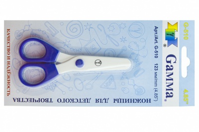 Ножницы G-510 детские 123 мм - купить в Новошахтинске. Цена: 137.45 руб.