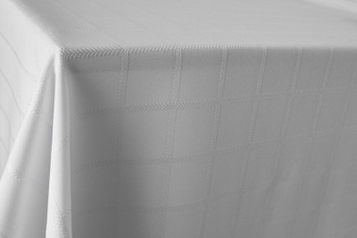 Скатертная ткань 25536/2005, 174 гр/м2, шир.150см, цвет белый - купить в Новошахтинске. Цена 269.46 руб.