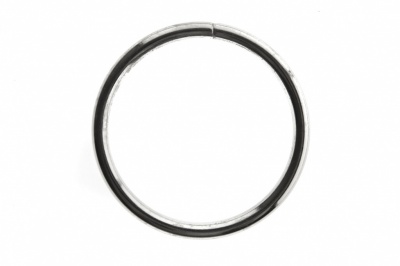 Кольцо металлическое №40 мм, цв.-никель - купить в Новошахтинске. Цена: 4.45 руб.