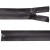 Молния водонепроницаемая PVC Т-7, 60 см, разъемная, цвет (301) т.серый - купить в Новошахтинске. Цена: 49.39 руб.