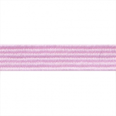Резиновые нити с текстильным покрытием, шир. 6 мм ( упак.30 м/уп), цв.- 80-розовый - купить в Новошахтинске. Цена: 155.22 руб.