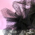 Евро-фатин горох, 100% полиэфир, 15 г/м2, 150 см. 16-167/черный - купить в Новошахтинске. Цена 241.13 руб.