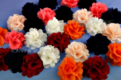 Цветы декоративные пришивные - купить в Новошахтинске. Цена: 28.53 руб.