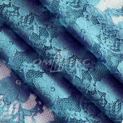 Кружевное полотно стрейч 15A61/BLUE, 100 гр/м2, шир.150см - купить в Новошахтинске. Цена 1 581 руб.