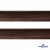 Кант атласный 074, шир. 12 мм (в упак. 65,8 м), цвет коричневый - купить в Новошахтинске. Цена: 237.16 руб.