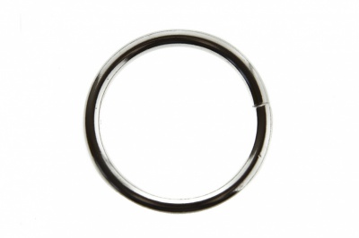Кольцо металлическое d-3 х 32 мм, цв.-никель - купить в Новошахтинске. Цена: 3.92 руб.