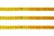 Пайетки "ОмТекс" на нитях, CREAM, 6 мм С / упак.73+/-1м, цв. 92 - золото - купить в Новошахтинске. Цена: 484.77 руб.