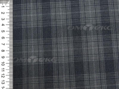Ткань костюмная клетка 25235 2003, 185 гр/м2, шир.150см, цвет серый/сер - купить в Новошахтинске. Цена 