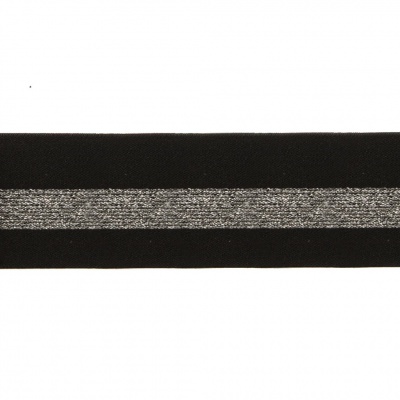 #2/6-Лента эластичная вязаная с рисунком шир.52 мм (45,7+/-0,5 м/бобина) - купить в Новошахтинске. Цена: 69.33 руб.