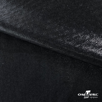 Трикотажное полотно голограмма, шир.140 см, #602 -чёрный/чёрный - купить в Новошахтинске. Цена 385.88 руб.