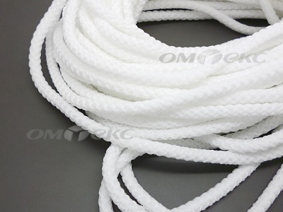 Шнур 1с35 4 мм крупное плетение 200 м белый - купить в Новошахтинске. Цена: 1.10 руб.