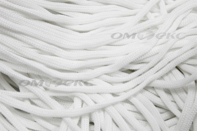Шнур Т-02 (4с2) мелкое плетение 4мм 100 м белый - купить в Новошахтинске. Цена: 2.50 руб.