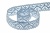 Тесьма кружевная 0621-1346А, шир. 13 мм/уп. 20+/-1 м, цвет 132-голубой - купить в Новошахтинске. Цена: 569.26 руб.