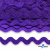 Тесьма вьюнчик 0381-0050, 5 мм/упак.33+/-1м, цвет 9530-фиолетовый - купить в Новошахтинске. Цена: 107.26 руб.