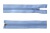 Спиральная молния Т5 351, 75 см, автомат, цвет св.голубой - купить в Новошахтинске. Цена: 16.28 руб.