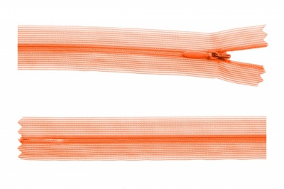 Молния потайная Т3 849, 50 см, капрон, цвет оранжевый - купить в Новошахтинске. Цена: 8.87 руб.