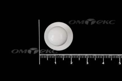 Пуговица поварская "Пукля", 10 мм, цвет белый - купить в Новошахтинске. Цена: 2.28 руб.