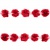 Тесьма плетеная "Рюш", упак. 9,14 м, цвет красный - купить в Новошахтинске. Цена: 46.82 руб.