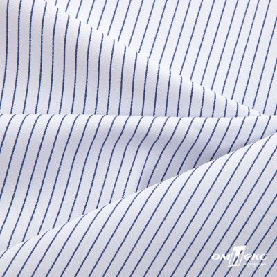 Ткань сорочечная Ронда, 115 г/м2, 58% пэ,42% хл, шир.150 см, цв.4-синяя, (арт.114) - купить в Новошахтинске. Цена 306.69 руб.