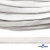 Шнур плетеный d-8 мм плоский, 70% хлопок 30% полиэстер, уп.85+/-1 м, цв.1018-белый - купить в Новошахтинске. Цена: 735 руб.