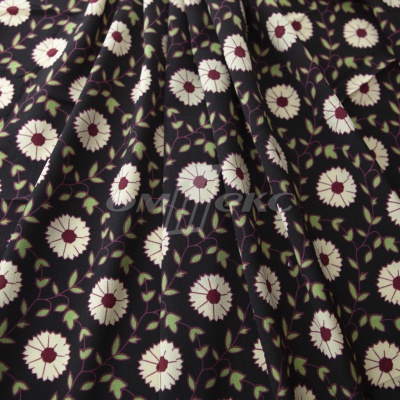 Плательная ткань "Фламенко" 10.1, 80 гр/м2, шир.150 см, принт растительный - купить в Новошахтинске. Цена 241.49 руб.