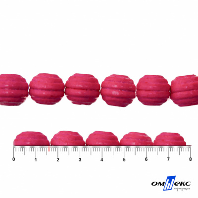 0309-Бусины деревянные "ОмТекс", 16 мм, упак.50+/-3шт, цв.023-розовый - купить в Новошахтинске. Цена: 62.22 руб.