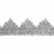 Тесьма металлизированная 0384-0240, шир. 40 мм/уп. 25+/-1 м, цвет серебро - купить в Новошахтинске. Цена: 490.74 руб.