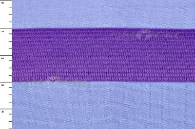 Окантовочная тесьма №0225, шир. 22 мм (в упак. 100 м), цвет фиолет - купить в Новошахтинске. Цена: 271.60 руб.