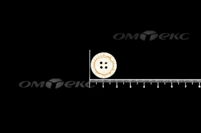 Пуговица деревянная круглая №33 (18мм) - купить в Новошахтинске. Цена: 2.55 руб.