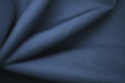 Габардин негорючий БЛ 11056, 183 гр/м2, шир.150см, цвет синий - купить в Новошахтинске. Цена 346.75 руб.