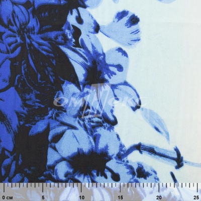 Плательная ткань "Фламенко" 19.1, 80 гр/м2, шир.150 см, принт растительный - купить в Новошахтинске. Цена 241.49 руб.
