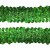 Тесьма с пайетками D4, шир. 30 мм/уп. 25+/-1 м, цвет зелёный - купить в Новошахтинске. Цена: 1 087.39 руб.