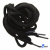 Шнурки #106-09, круглые 130 см, цв.чёрный - купить в Новошахтинске. Цена: 21.92 руб.