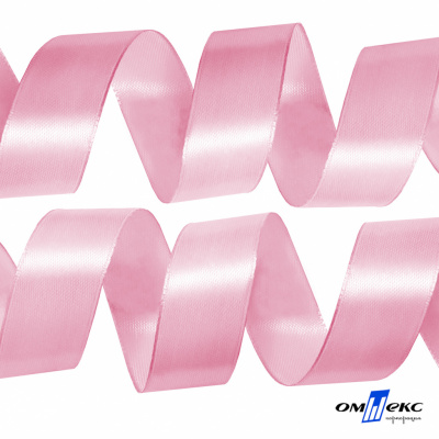 050-нежно-розовый Лента атласная упаковочная (В) 85+/-5гр/м2, шир.50 мм (1/2), 25+/-1 м - купить в Новошахтинске. Цена: 120.46 руб.
