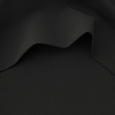 Костюмная ткань с вискозой "Меган", 210 гр/м2, шир.150см, цвет чёрный - купить в Новошахтинске. Цена 382.42 руб.
