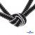 Шнурки #108-4, плоские 130 см, цв.-чёрно/белый - купить в Новошахтинске. Цена: 47.52 руб.