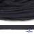 Шнур плетеный d-8 мм плоский, 70% хлопок 30% полиэстер, уп.85+/-1 м, цв.1010-т.синий - купить в Новошахтинске. Цена: 735 руб.