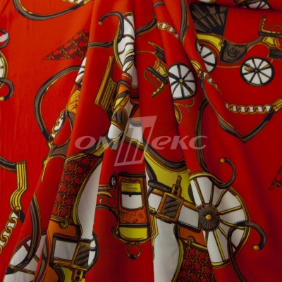 Плательная ткань "Фламенко" 16.1, 80 гр/м2, шир.150 см, принт этнический - купить в Новошахтинске. Цена 243.96 руб.