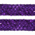 Тесьма с пайетками 12, шир. 35 мм/уп. 25+/-1 м, цвет фиолет - купить в Новошахтинске. Цена: 1 308.30 руб.