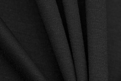 Трикотаж "Grange" BLACK 1# (2,38м/кг), 280 гр/м2, шир.150 см, цвет чёрно-серый - купить в Новошахтинске. Цена 861.22 руб.