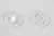 Кнопки пришивные пластиковые 13 мм, блистер 24шт, цв.-прозрачные - купить в Новошахтинске. Цена: 62.27 руб.