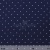 Креп стрейч Амузен, 85 г/м2, 19-3920 (т. синий)/белый мелкий горох, шир.150 см - купить в Новошахтинске. Цена 220.50 руб.