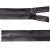 Молния водонепроницаемая PVC Т-7, 20 см, неразъемная, цвет (301)-т.серый - купить в Новошахтинске. Цена: 21.56 руб.