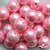 0404-00108-Бусины пластиковые под жемчуг "ОмТекс", 16 мм, (уп.50гр=24+/-1шт) цв.101-св.розовый - купить в Новошахтинске. Цена: 44.18 руб.